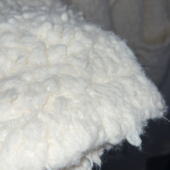 White  teddy coat used - Picture 4 of 7